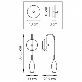 Бра Lightstar Pentola 803521 в Миассе - miass.mebel24.online | фото 3