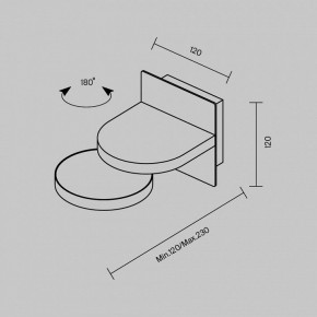 Бра Maytoni Flap MOD354WL-L12W3K в Миассе - miass.mebel24.online | фото 5