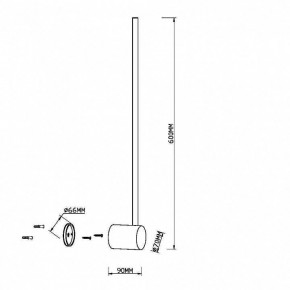 Бра Maytoni Light stick MOD237WL-L6B3K в Миассе - miass.mebel24.online | фото 3