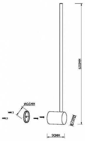 Бра Maytoni Light stick MOD237WL-L6BS3K в Миассе - miass.mebel24.online | фото 4