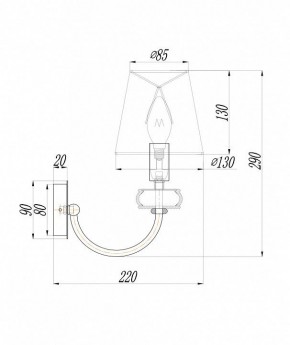 Бра Maytoni Roma ARM006WL-01G в Миассе - miass.mebel24.online | фото 3