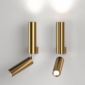 Бра с подсветкой Eurosvet Pitch 40020/1 LED латунь в Миассе - miass.mebel24.online | фото 2