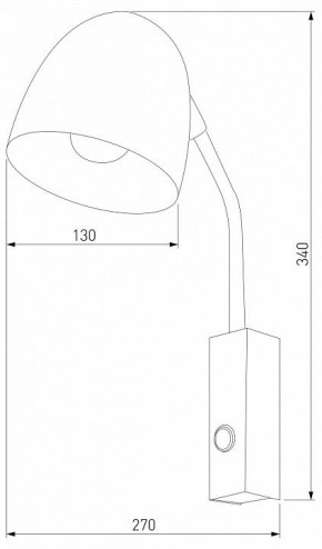 Бра TK Lighting Soho 4167 Soho Black в Миассе - miass.mebel24.online | фото 2