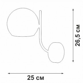 Бра Vitaluce V39570 V39570-8/1A в Миассе - miass.mebel24.online | фото 2