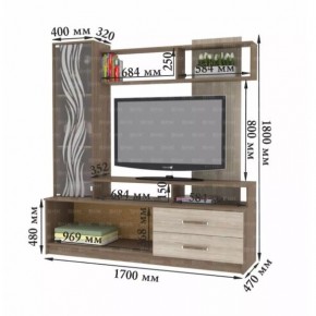 ДАРЬЯ Гостиная (Крафт серый/Крафт белый) в Миассе - miass.mebel24.online | фото 8
