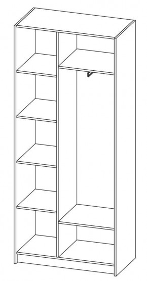 ДАРЬЯ Шкаф (Крафт серый/Крафт белый) гостиная в Миассе - miass.mebel24.online | фото 6