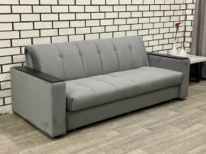 Диван Аккордеон 1280*2000 ППУ подлокотник ПРЯМОЙ накладки МДФ в Миассе - miass.mebel24.online | фото 1