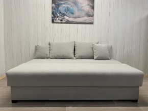 Диван Комфорт-1 (НПБ) велюр Luma 13 св.серый в Миассе - miass.mebel24.online | фото 3
