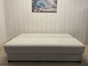 Диван Комфорт-1 (НПБ) велюр Luma 13 св.серый в Миассе - miass.mebel24.online | фото 4