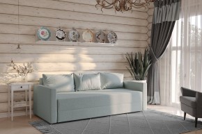 Диван-кровать Вало мятно-серый, ткань рогожка в Миассе - miass.mebel24.online | фото