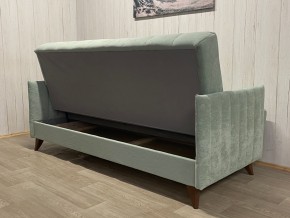 Диван Престиж-3 (НПБ) велюр Sensey mist green в Миассе - miass.mebel24.online | фото 4