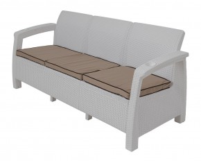 Диван Yalta Premium Sofa 3 Set (Ялта) белый (+подушки под спину) в Миассе - miass.mebel24.online | фото