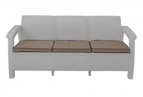Диван Yalta Premium Sofa 3 Set (Ялта) белый (+подушки под спину) в Миассе - miass.mebel24.online | фото 2