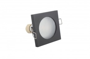 DK3015-BK Встраиваемый светильник влагозащ., IP 44, 50 Вт, GU10, черный, алюминий в Миассе - miass.mebel24.online | фото 4