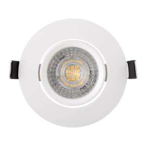 DK3020-WH Встраиваемый светильник, IP 20, 10 Вт, GU5.3, LED, белый, пластик в Миассе - miass.mebel24.online | фото 1