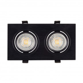 DK3022-BK Встраиваемый светильник, IP 20, 10 Вт, GU5.3, LED, черный, пластик в Миассе - miass.mebel24.online | фото 2