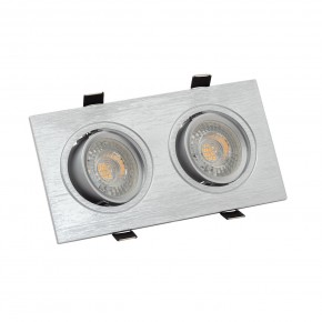 DK3022-CM Встраиваемый светильник, IP 20, 10 Вт, GU5.3, LED, серый, пластик в Миассе - miass.mebel24.online | фото 1