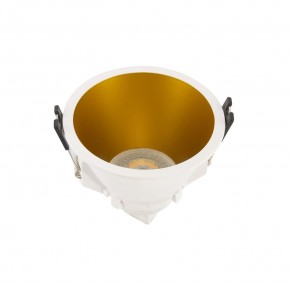 DK3026-WG Встраиваемый светильник, IP 20, 10 Вт, GU5.3, LED, белый/золотой, пластик в Миассе - miass.mebel24.online | фото 2