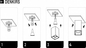 DK3030-BK Светильник накладной IP 20, 10 Вт, GU5.3, LED, черный, пластик в Миассе - miass.mebel24.online | фото 7