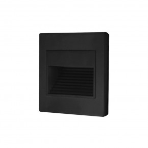 DK3050-BK Светильник встраиваемый в стену, IP 20, LED 3000, 1 Вт, черный пластик в Миассе - miass.mebel24.online | фото