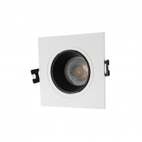 DK3071-WH+BK Встраиваемый светильник, IP 20, 10 Вт, GU5.3, LED, белый/черный, пластик в Миассе - miass.mebel24.online | фото