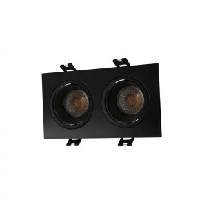 DK3072-BK Встраиваемый светильник, IP 20, 10 Вт, GU5.3, LED, черный/черный, пластик в Миассе - miass.mebel24.online | фото 1