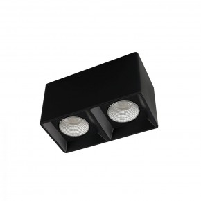 DK3085-BK+CH Светильник накладной IP 20, 10 Вт, GU5.3, LED, черный/хром, пластик в Миассе - miass.mebel24.online | фото 1