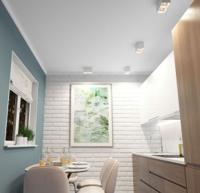 DK3085-WH+BR Светильник накладной IP 20, 10 Вт, GU5.3, LED, белый/бронзовый, пластик в Миассе - miass.mebel24.online | фото 2