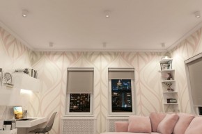 DK3090-WH+CH Светильник накладной IP 20, 10 Вт, GU5.3, LED, белый/хром, пластик в Миассе - miass.mebel24.online | фото 2