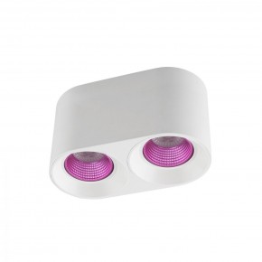 DK3096-WH+PI Светильник накладной IP 20, 10 Вт, GU5.3, LED, белый/розовый, пластик в Миассе - miass.mebel24.online | фото