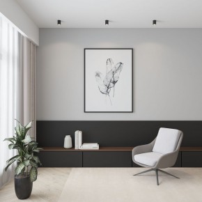 DK3110-BK Светильник накладной IP 20, 10 Вт, GU5.3, LED, черный, пластик в Миассе - miass.mebel24.online | фото 4