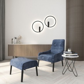 DK5035-BK Бра ROUND со светодиодом, IP20, 24W, 3000/4000/6500K, черный, алюминий в Миассе - miass.mebel24.online | фото 8
