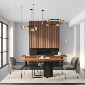 DK5060-BK+SG Бра ORBIT, IP20, 3000К, LED, 10 Вт, черный + сатинированное золото, алюминий в Миассе - miass.mebel24.online | фото 6