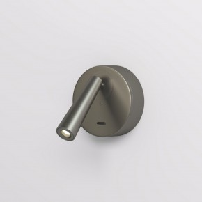 DK5072-DN Бра SHINE WALL со светодиодом, D104*H68, IP20, 3000К, 3W, RA?90, темный никель, алюминий в Миассе - miass.mebel24.online | фото 2