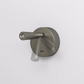 DK5072-DN Бра SHINE WALL со светодиодом, D104*H68, IP20, 3000К, 3W, RA?90, темный никель, алюминий в Миассе - miass.mebel24.online | фото 3