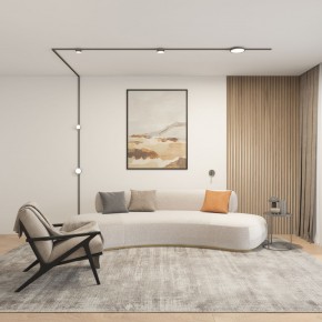 DK5072-DN Бра SHINE WALL со светодиодом, D104*H68, IP20, 3000К, 3W, RA?90, темный никель, алюминий в Миассе - miass.mebel24.online | фото 5