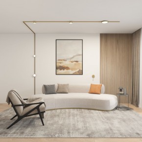 DK5072-SB Бра SHINE WALL со светодиодом, D104*H68, IP20, 3000К, 3W, RA?90, сатинированная латунь, алюминий в Миассе - miass.mebel24.online | фото 5