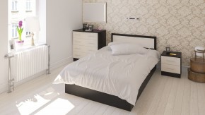 Фиеста Кровать 1200, цвет венге/дуб лоредо, ШхГхВ 123,5х203,5х80 см., сп.м. 1200х2000 мм., без матраса, основание есть в Миассе - miass.mebel24.online | фото 5