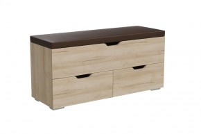 ФЛИНТ Диван (дуб ривьера/коричневый) в Миассе - miass.mebel24.online | фото 1