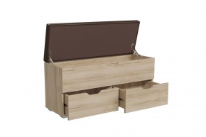 ФЛИНТ Диван (дуб ривьера/коричневый) в Миассе - miass.mebel24.online | фото 2