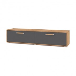 ФЛОРИДА Ф31 Тумба ТВ (дуб золотой/графит) в Миассе - miass.mebel24.online | фото