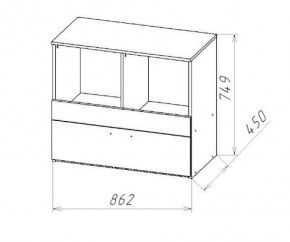 ГЕОМЕТРИЯ ГМТ.08 комод в Миассе - miass.mebel24.online | фото 2