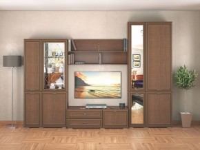 Гостиная-горка Ливорно орех в Миассе - miass.mebel24.online | фото 3