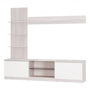 Гостиная Убер ГС-05 (ясень белый/белый) в Миассе - miass.mebel24.online | фото 2