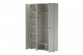 ИТАЛИЯ ШК-1300 Шкаф 3дв с зеркалом (дуб крафт белый) в Миассе - miass.mebel24.online | фото 2