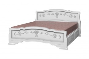 КАРИНА-6 Кровать из массива 900 с 2-мя ящиками в Миассе - miass.mebel24.online | фото 2