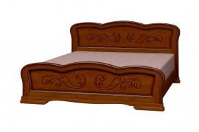 КАРИНА-8 Кровать из массива (Орех) в Миассе - miass.mebel24.online | фото 2