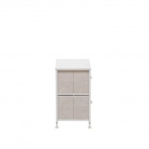 Комод Leset Линкс 2 ящ. (к/з), Каркас Белый, ящики Белые в Миассе - miass.mebel24.online | фото 4