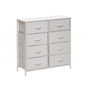 Комод Leset Линкс 8 ящ. (к/з), Каркас Белый, ящики Белые в Миассе - miass.mebel24.online | фото 3