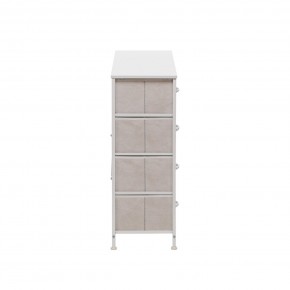 Комод Leset Линкс 8 ящ. (к/з), Каркас Белый, ящики Белые в Миассе - miass.mebel24.online | фото 5